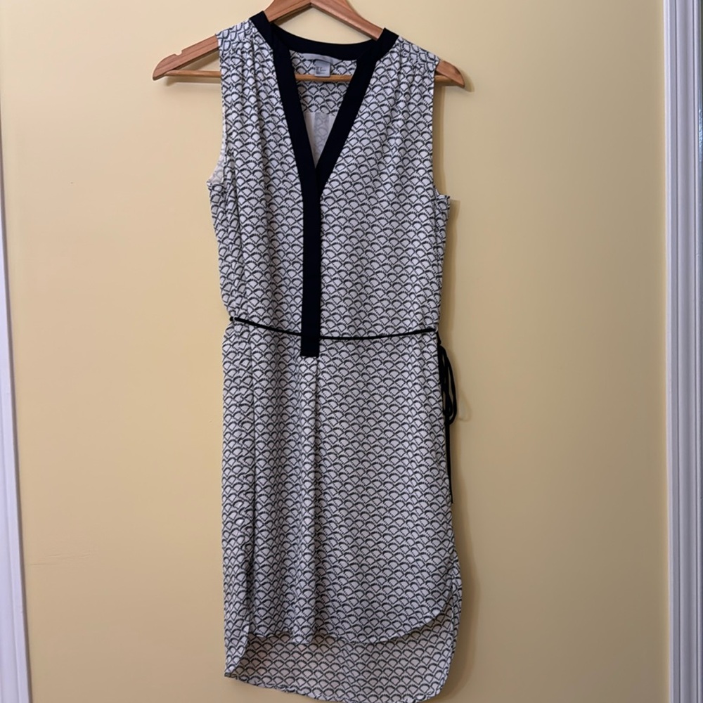 H&M slip on dress with waist tie. Size US6. Never worn